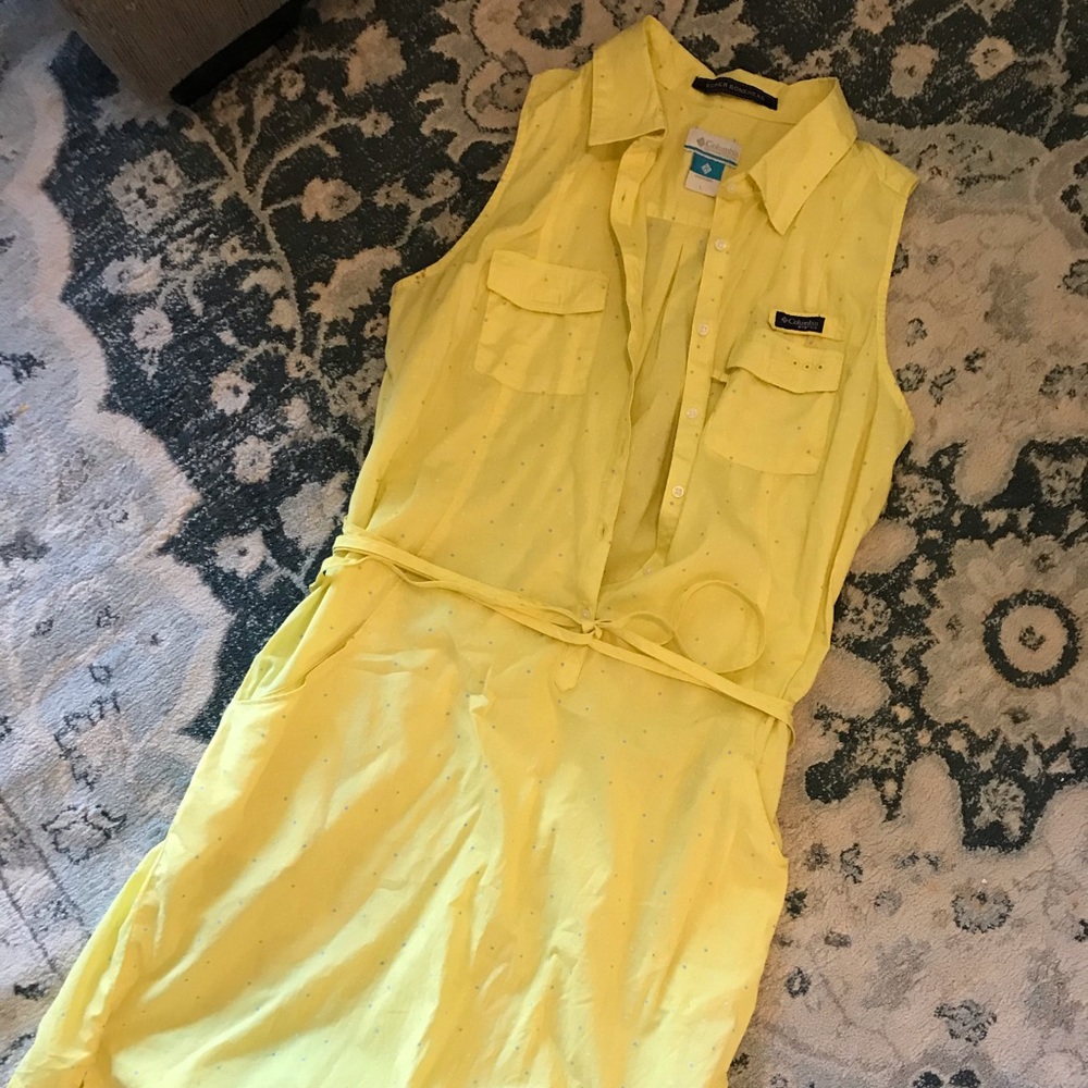 Columbia Collared Sleeveless Dress